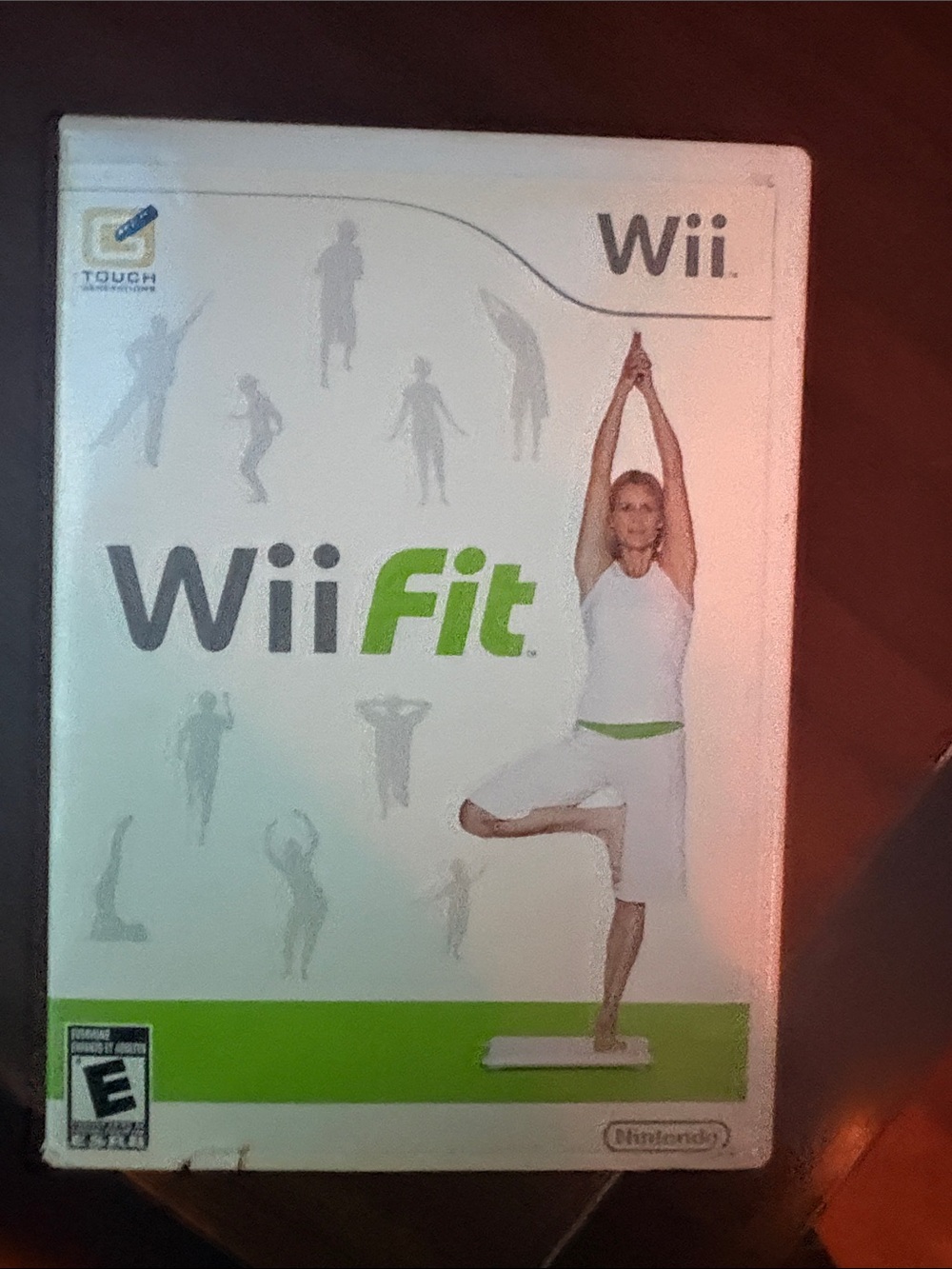 Nintendo Wii Fit Game - White & Green Cover